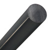 Hollow bar PVC dark grey 7011 ø35/15x2000 mm